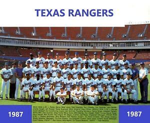 1987 texas rangers roster baseball almanac